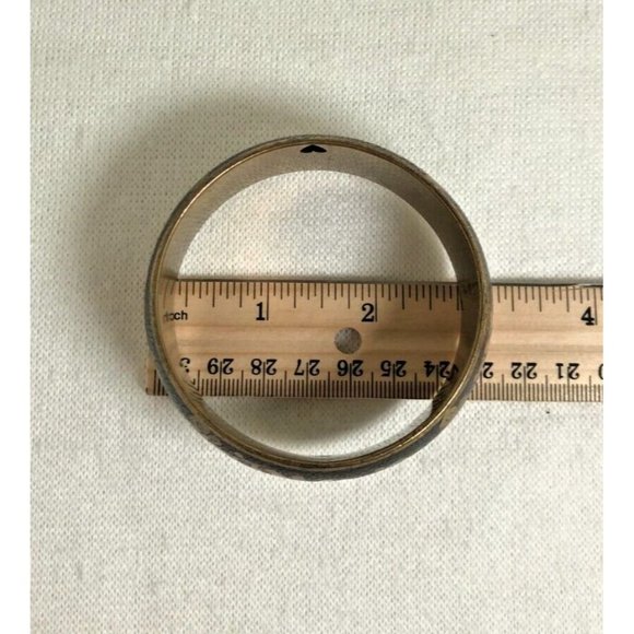 Cheerful Trunks Up Elephants Bangle Bracelet - Vintage - Brass Copper Bronze - Picture 5 of 6